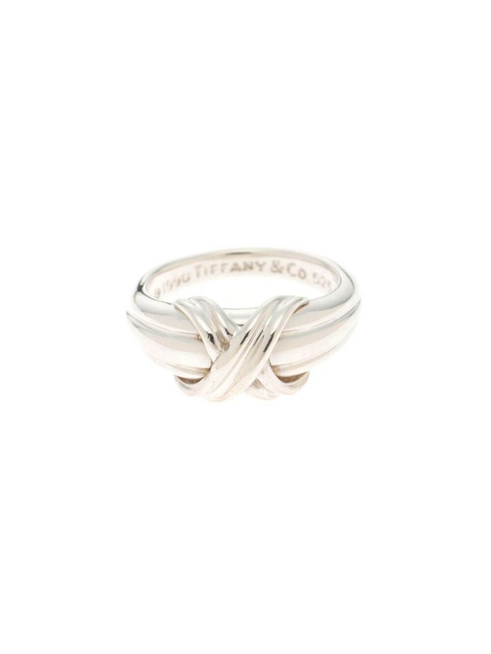 Tiffany & Co Signature Cross Ring Silver